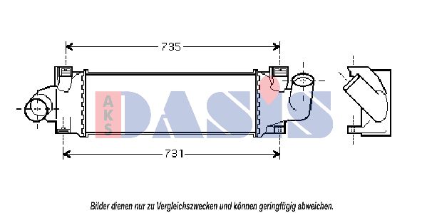 AKS DASIS Kompressoriõhu radiaator 097008N